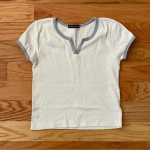 Brandy Melville Ashlyn Notch Neck Top